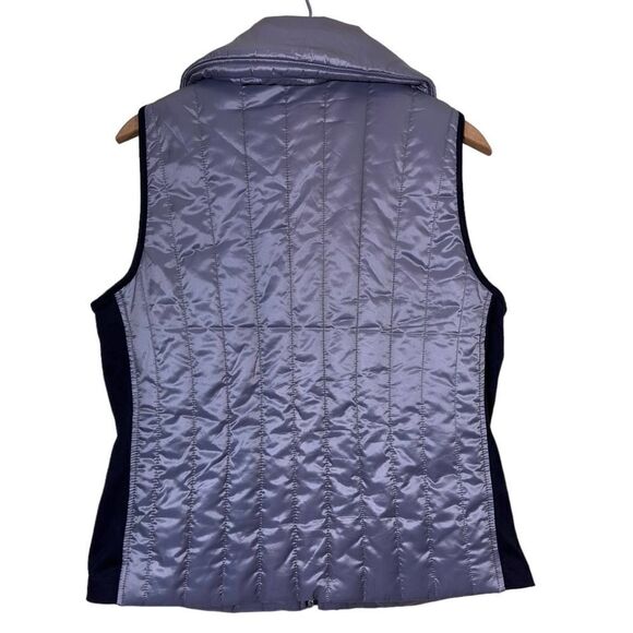Chico’s Zenergy Silver Puff Vest Jacket - Picture 4 of 6